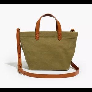 Madewell Canvas Small Zip Top Crossbody
